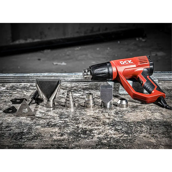 Máy khò nhiệt DCK KQB04-2000 công suất 2,000W, nhiệt độ từ 50° - 600°C