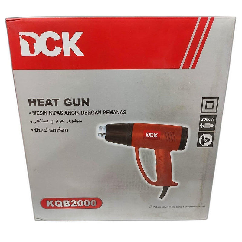 Máy khò nhiệt DCK KQB2000 công suất 2,000W, nhiệt độ từ 50° - 600°C