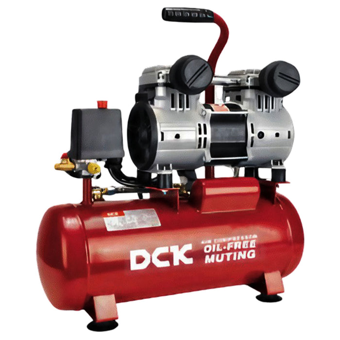 Máy nén khí không dầu DCK KQE1500/12L công suất 1,500W, bình chứa 12 lít