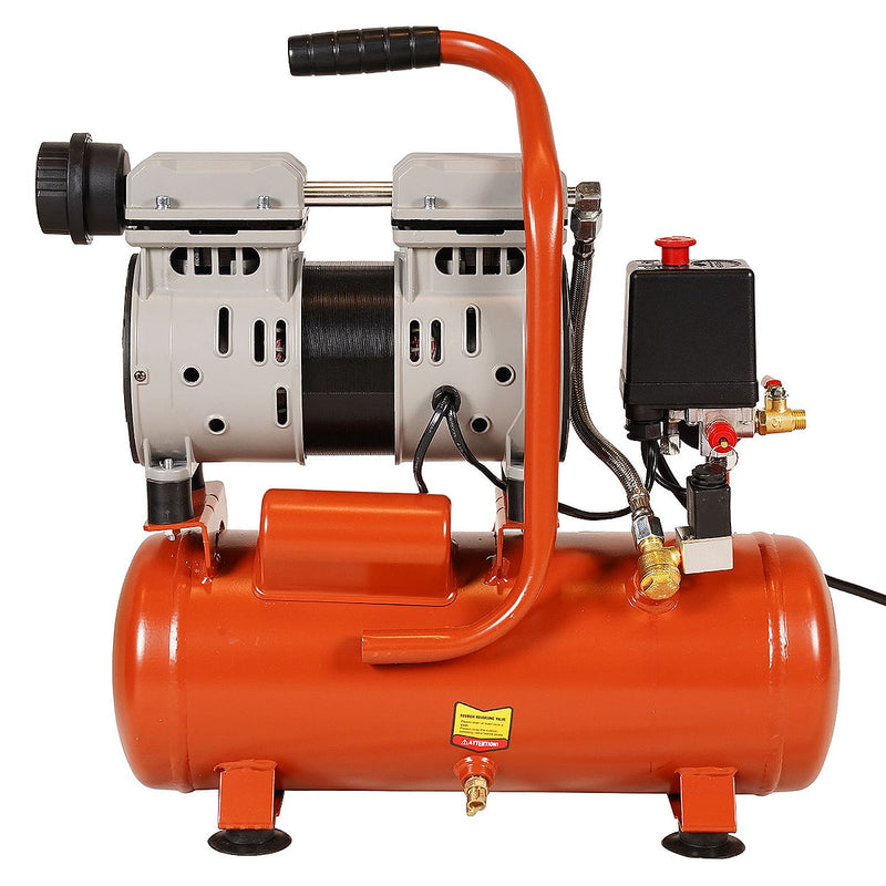 Máy nén khí không dầu DCK KQE1608L công suất 550W, bình chứa 8 lít