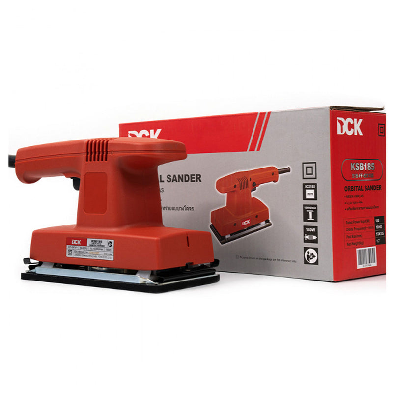 Máy chà nhám rung DCK KSB185 công suất 200W, kích thước đế 93 x 185mm