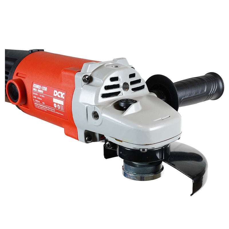 Máy mài góc DCK KSM02-125B công suất 1,200W, đường kính lưỡi 125mm, công tắc bóp