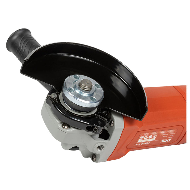 Máy mài góc DCK KSM05-125 công suất 1,500W, đường kính lưỡi 125mm, công tắc bóp