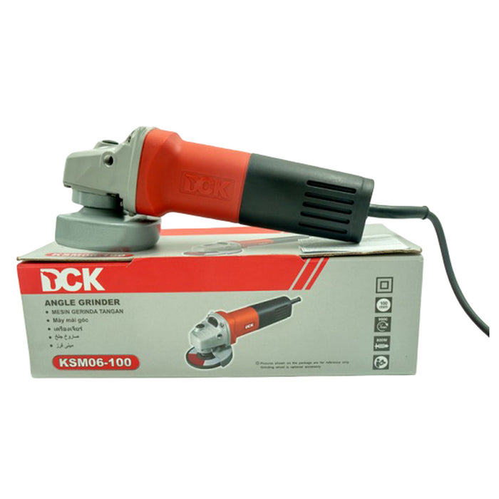 Máy mài góc DCK KSM06-100 công suất 800W, đường kính lưỡi 100mm, công tắc đuôi