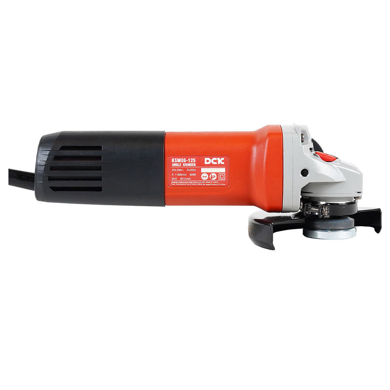 Máy mài góc dáng Slim DCK KSM06-125 công suất 850W, đường kính lưỡi 125mm, công tắc trượt