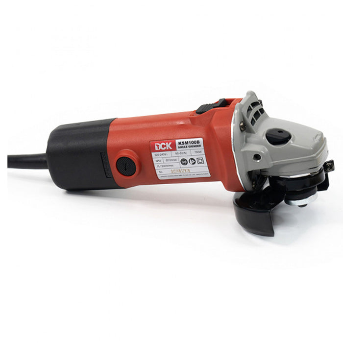 Máy mài góc DCK KSM100B công suất 750W, đường kính lưỡi 100mm, công tắc trượt