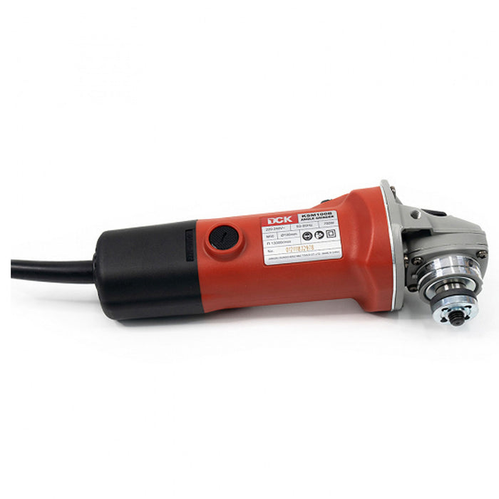 Máy mài góc DCK KSM100B công suất 750W, đường kính lưỡi 100mm, công tắc trượt