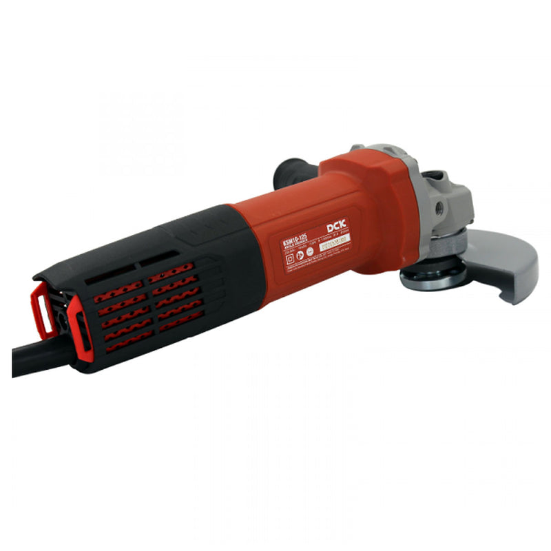 Máy mài góc DCK KSM10-125 công suất 1,100W, đường kính lưỡi 125mm, công tắc trượt