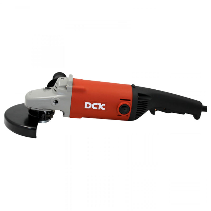 Máy mài góc DCK KSM180A công suất 2,200W, đường kính lưỡi 180mm, công tắc bóp, khởi động mềm