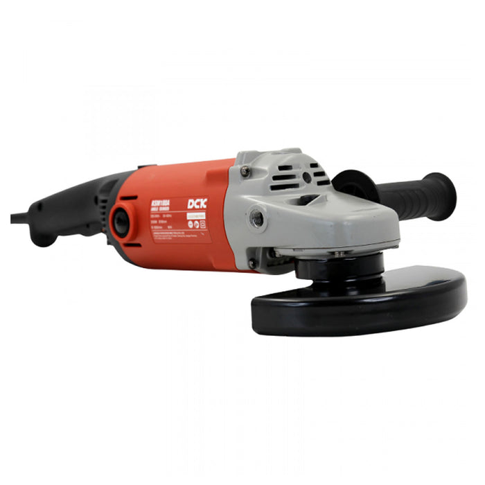 Máy mài góc DCK KSM180A công suất 2,200W, đường kính lưỡi 180mm, công tắc bóp, khởi động mềm