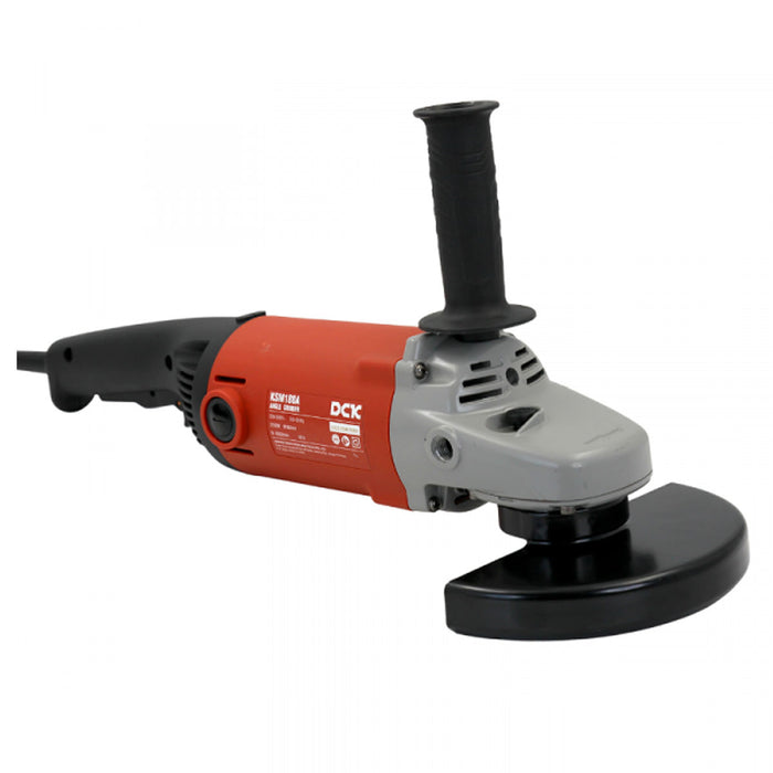 Máy mài góc DCK KSM180A công suất 2,200W, đường kính lưỡi 180mm, công tắc bóp, khởi động mềm