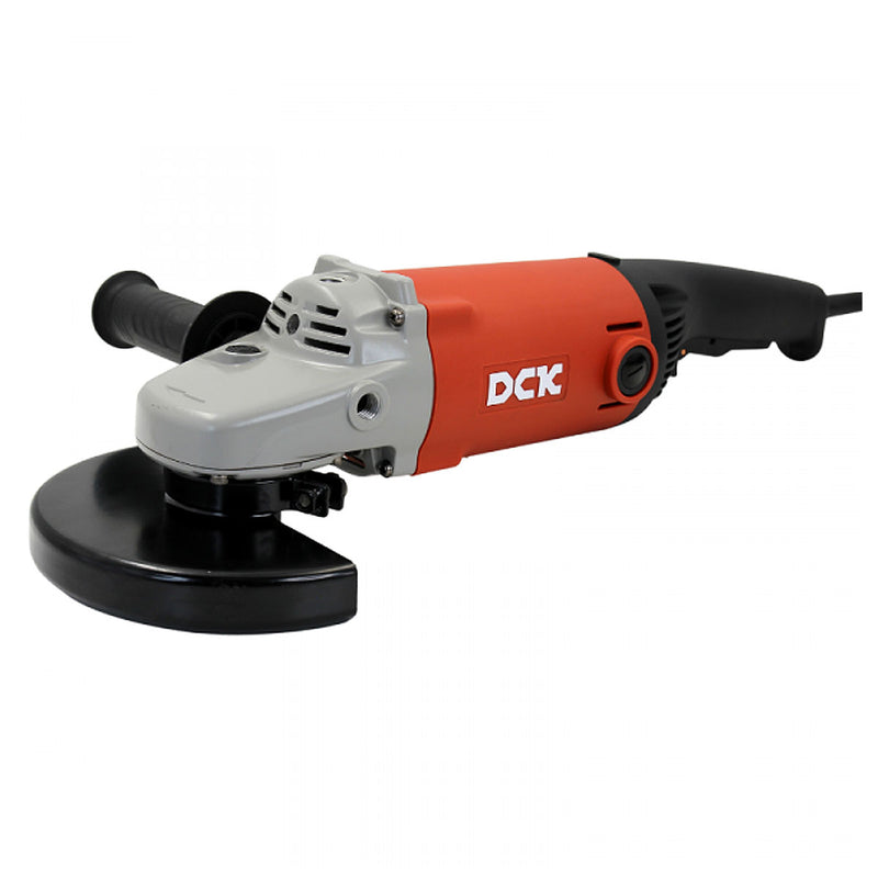 Máy mài góc DCK KSM180A công suất 2,200W, đường kính lưỡi 180mm, công tắc bóp, khởi động mềm