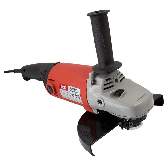 Máy mài góc DCK KSM230A công suất 2,200W, đường kính lưỡi 230mm, công tắc bóp, khởi động mềm