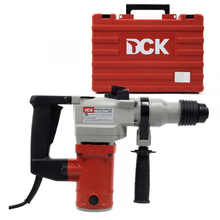 Máy khoan bê tông 2 chức năng DCK KZC02-28 công suất 960W, đuôi gài SDS-Plus