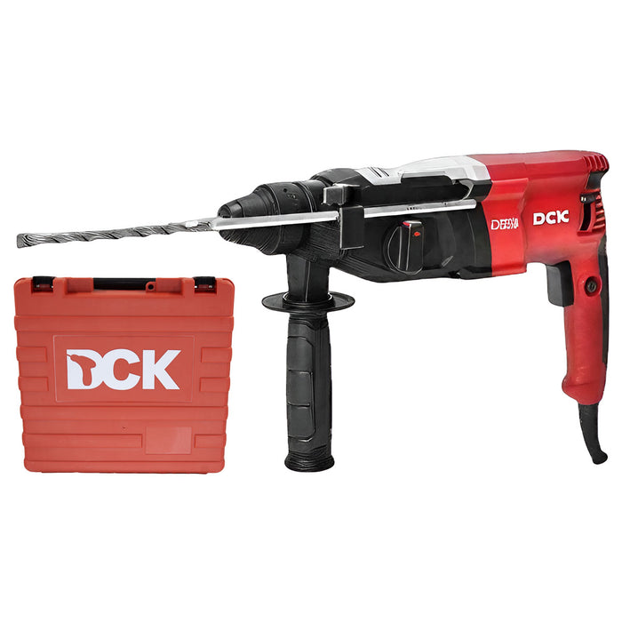Máy khoan bê tông 3 chức năng DCK KZC04-28 công suất 820W, đuôi gài SDS-Plus