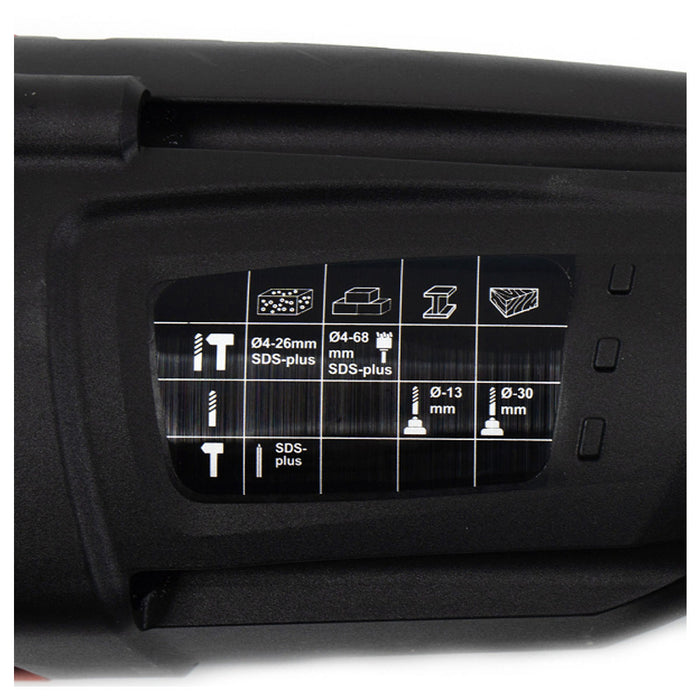 Máy khoan bê tông 3 chức năng DCK KZC05-26B công suất 800W, đuôi gài SDS-Plus