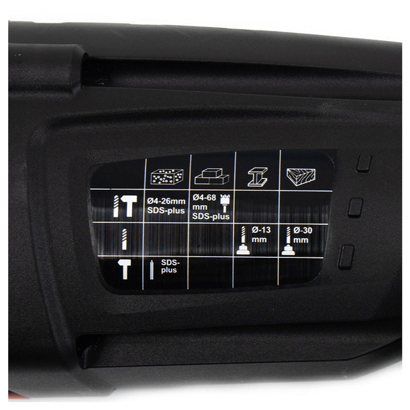 Máy khoan bê tông 3 chức năng DCK KZC05-26B công suất 800W, đuôi gài SDS-Plus