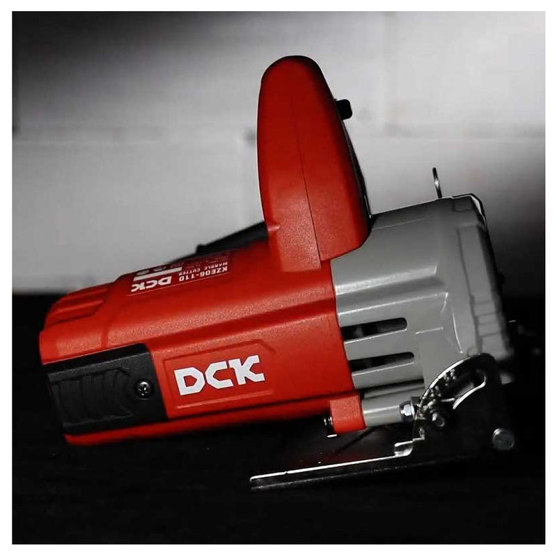 Máy cắt gạch đá DCK KZE06-110 công suất 1,800W, đường kính lưỡi 110mm