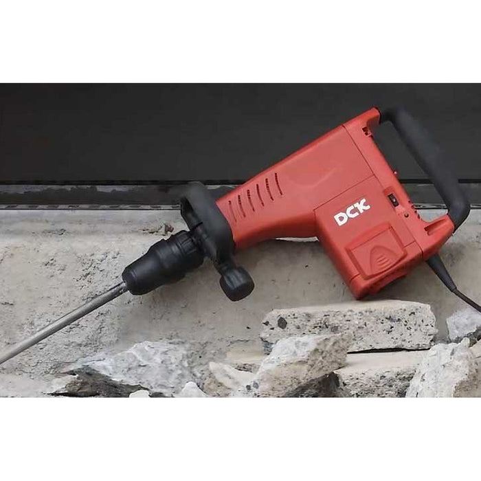Máy đục bê tông DCK KZG10 công suất 1,500W, đuôi gài SDS-Max