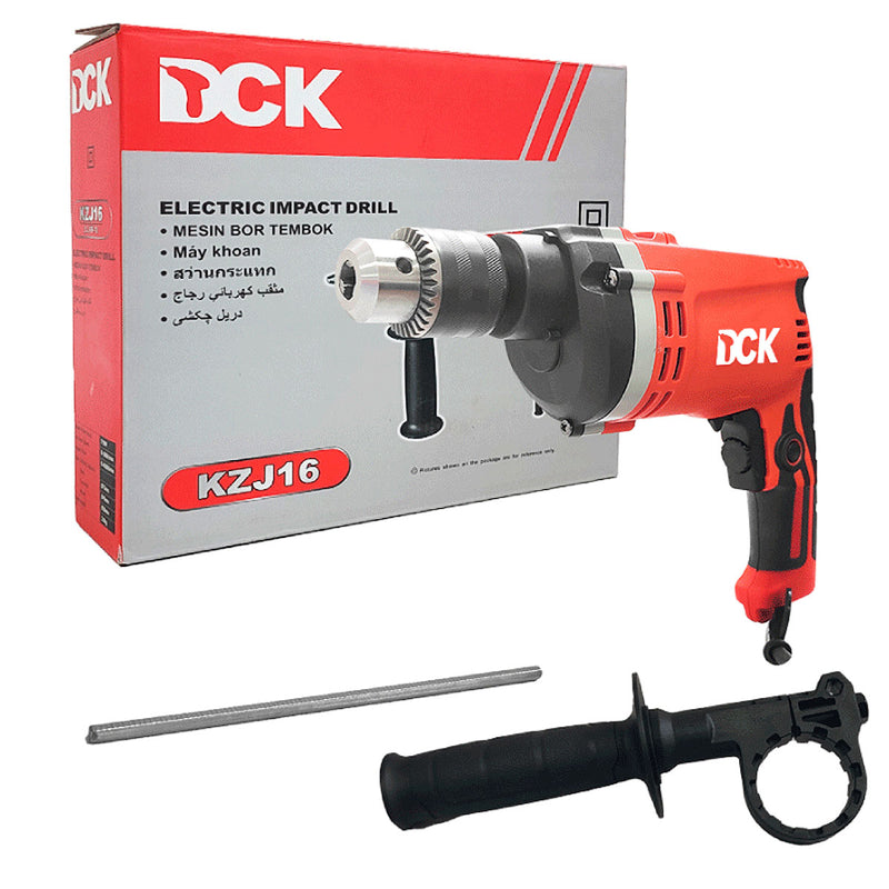 Máy khoan búa DCK KZJ16 công suất 710W, đầu kẹp 13mm
