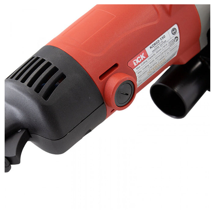 Máy cắt rãnh tường DCK KZR02-150 công suất 1,400W, đường kính lưỡi 150mm, bề rộng đường cắt 30mm