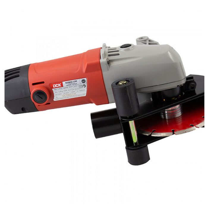 Máy cắt rãnh tường DCK KZR02-150 công suất 1,400W, đường kính lưỡi 150mm, bề rộng đường cắt 30mm