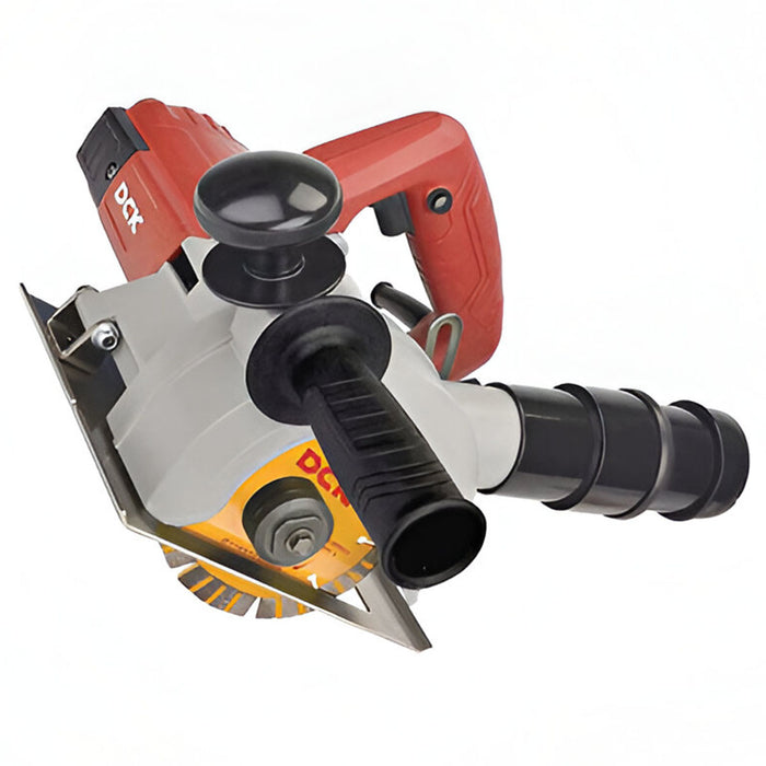 Máy cắt rãnh tường DCK KZR125S công suất 1,800W, đường kính lưỡi 125mm, bề rộng đường cắt 50mm