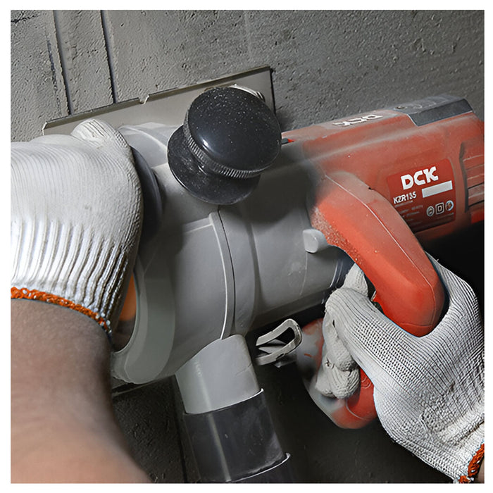 Máy cắt rãnh tường DCK KZR125S công suất 1,800W, đường kính lưỡi 125mm, bề rộng đường cắt 50mm