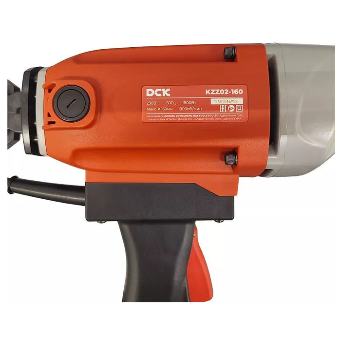 Máy khoan rút lõi DCK KZZ02-160 công suất 1,800W, đường kính khoan tối đa 160mm