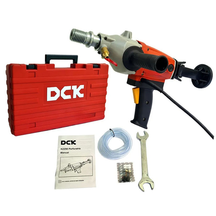 Máy khoan rút lõi DCK KZZ90 công suất 1,350W, đường kính khoan tối đa 90mm