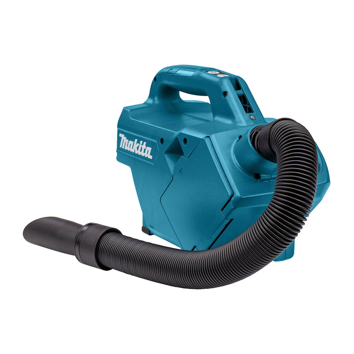 Máy hút bụi Makita DCL184 dùng Pin 18V LXT lực hút tối đa 5.4 kPa, khả năng chứa bụi 500ml