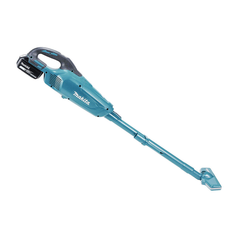 Máy hút bụi cầm tay Makita DCL282F dùng Pin 18V LXT, công suất hút 60W, khả năng chứa bụi 500ml bộ lọc HEPA