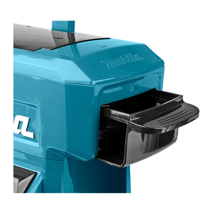 Máy pha cà phê Makita DCM501 dùng pin 18V LXT, 14.4V, 12Vmax CXT, dung tích 240mL