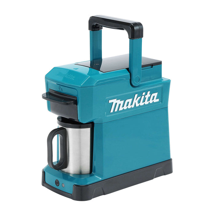 Máy pha cà phê Makita DCM501 dùng pin 18V LXT, 14.4V, 12Vmax CXT, dung tích 240mL