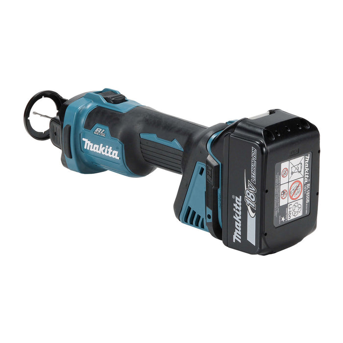 Máy cắt thạch cao Makita DCO181 dùng Pin 18V LXT đầu côn 3.18mm (1/8 inch), 6.35mm (1/4 inch), công nghệ AWS