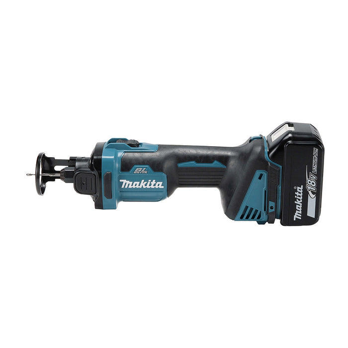 Máy cắt thạch cao Makita DCO181 dùng Pin 18V LXT đầu côn 3.18mm (1/8 inch), 6.35mm (1/4 inch), công nghệ AWS