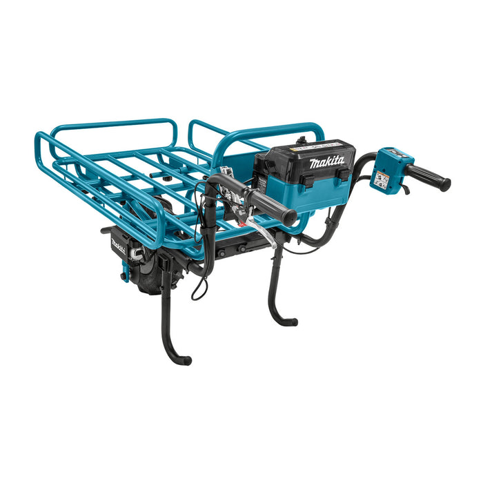 Xe vận chuyển hàng hóa Makita DCU180 dùng Pin 18V x2 LXT, dạng xe 3 bánh, tải trọng 130kg