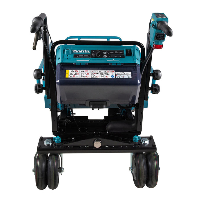 Xe vận chuyển hàng hóa Makita DCU601 dùng Pin 18V x2 LXT,  tải trọng tối đa 300kg