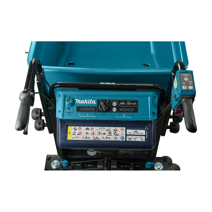 Xe vận chuyển hàng hóa Makita DCU603 dùng Pin 18V x2 LXT, tải trọng 300kg