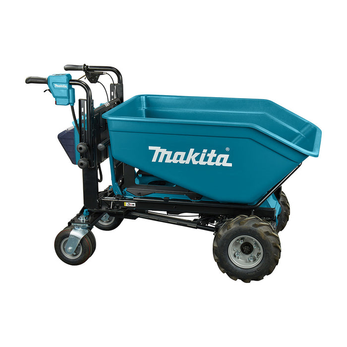 Xe vận chuyển hàng hóa Makita DCU603 dùng Pin 18V x2 LXT, tải trọng 300kg