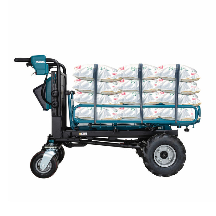 Xe vận chuyển hàng hóa Makita DCU604 dùng Pin 18V x2 LXT, tải trọng 300kg