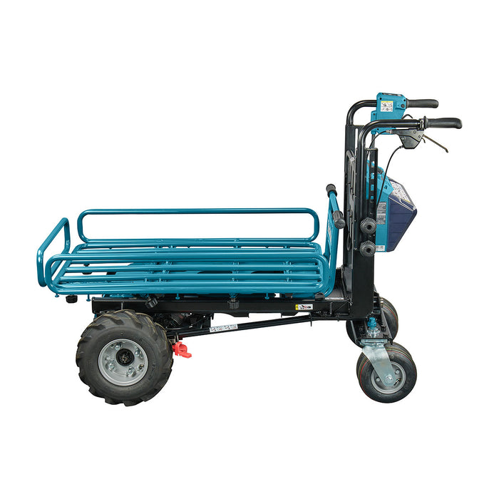 Xe vận chuyển hàng hóa Makita DCU604 dùng Pin 18V x2 LXT, tải trọng 300kg