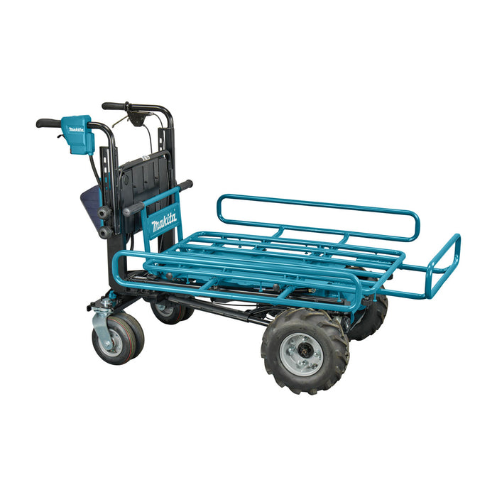 Xe vận chuyển hàng hóa Makita DCU604 dùng Pin 18V x2 LXT, tải trọng 300kg