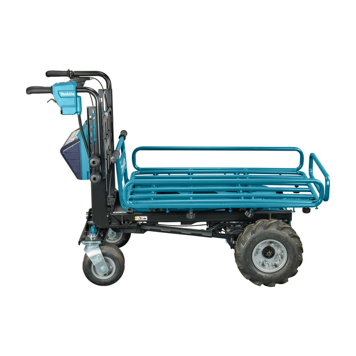 Xe vận chuyển hàng hóa Makita DCU604 dùng Pin 18V x2 LXT, tải trọng 300kg