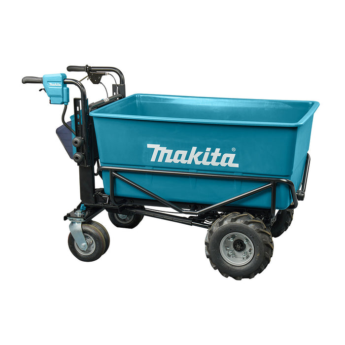 Xe vận chuyển hàng hóa Makita DCU605 dùng Pin 18V x2 LXT, tải trọng 300kg