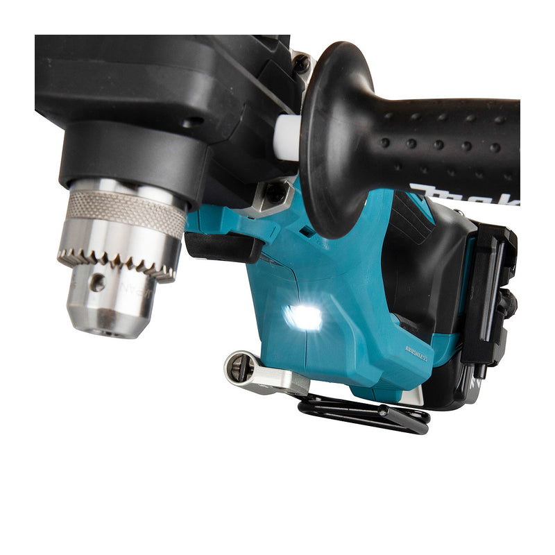 Máy khoan góc Makita DDA450 dùng Pin 18V LXT, đầu khoan có khóa 13mm, công nghệ ADT