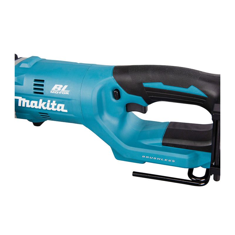 Máy khoan góc Makita DDA450 dùng Pin 18V LXT, đầu khoan có khóa 13mm, công nghệ ADT