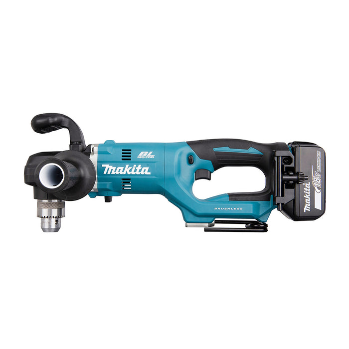 Máy khoan góc Makita DDA450 dùng Pin 18V LXT, đầu khoan có khóa 13mm, công nghệ ADT