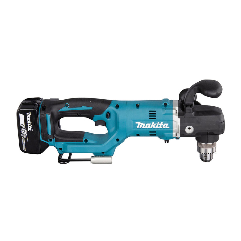 Máy khoan góc Makita DDA450 dùng Pin 18V LXT, đầu khoan có khóa 13mm, công nghệ ADT