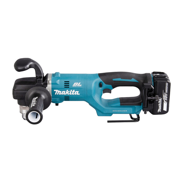 Máy khoan góc Makita DDA450 dùng Pin 18V LXT, đầu khoan có khóa 13mm, công nghệ ADT